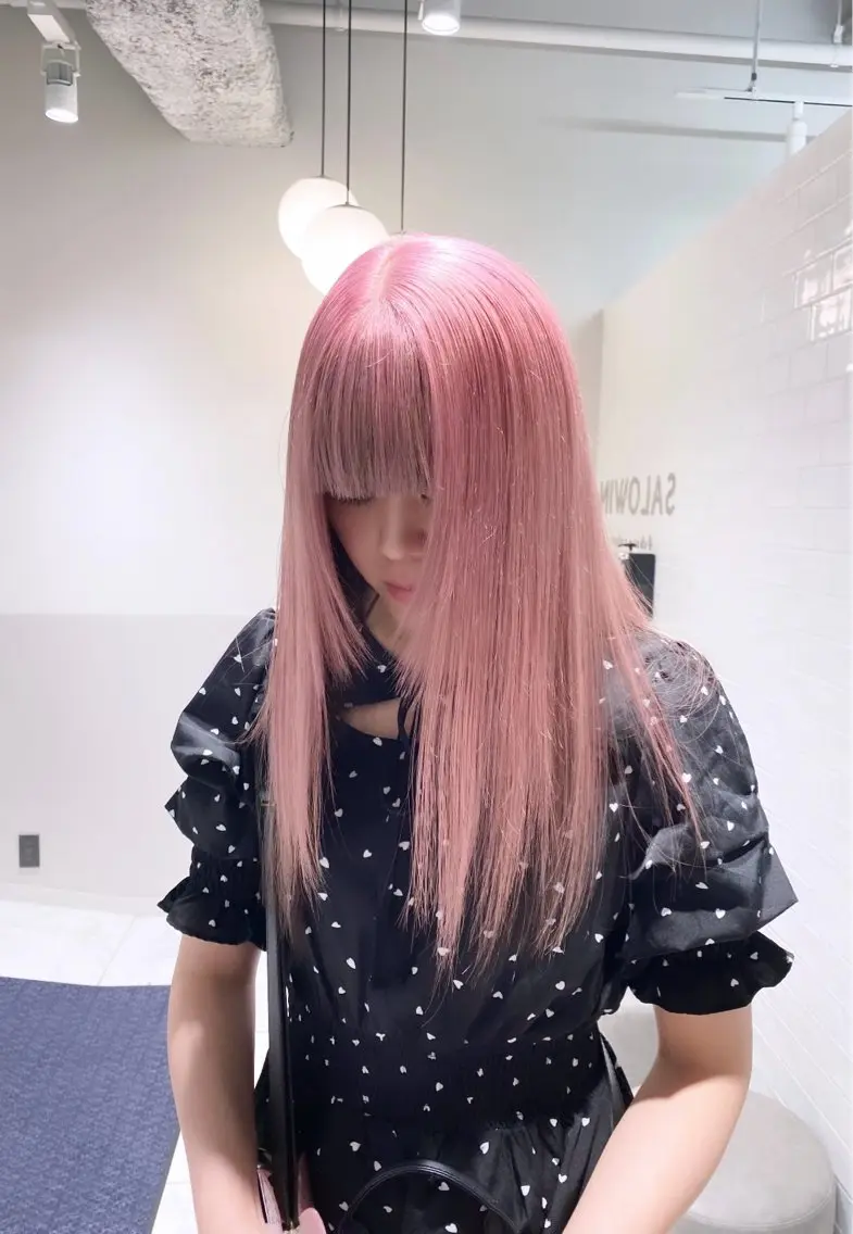 ロング カラー ヘアアレンジ メンズ ヘアカラー トリートメント ブリーチ博士 MASATOのヘアスタイル