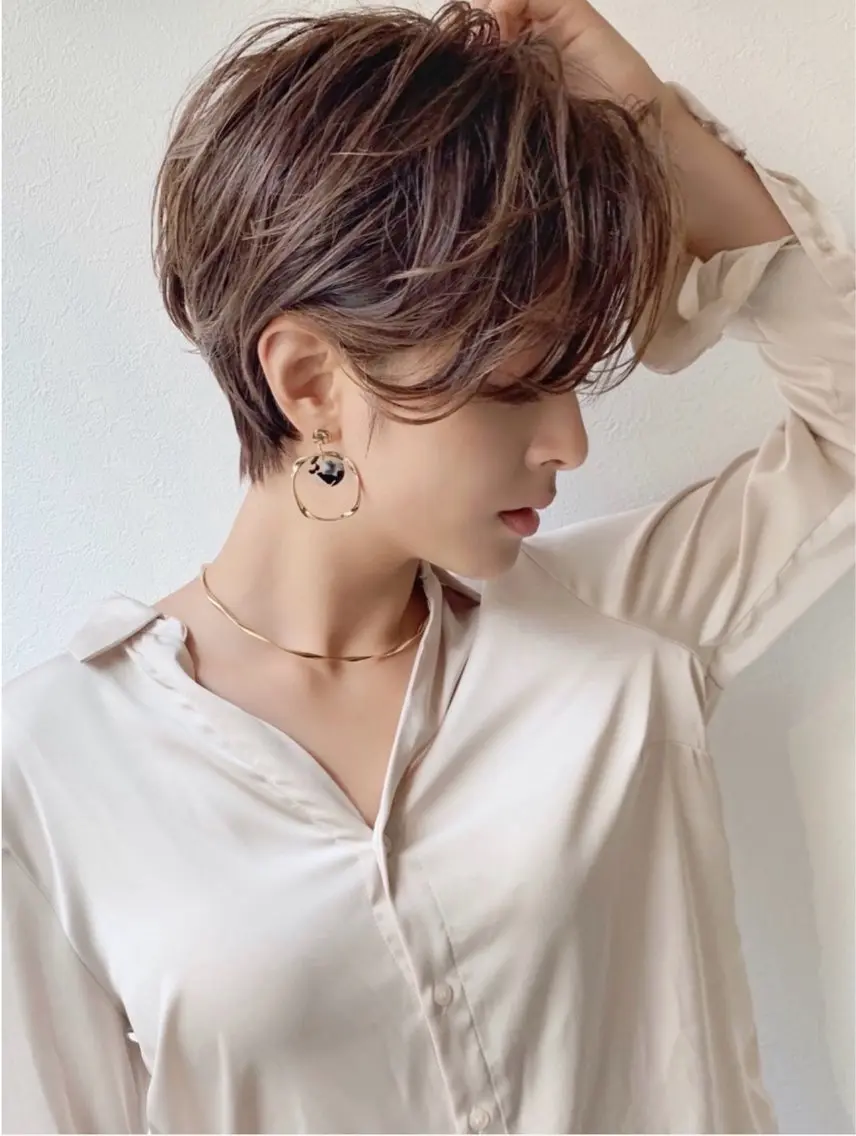 ショート ✄安野祥華銀座大人 絶壁解消ショート✄のヘアスタイル
