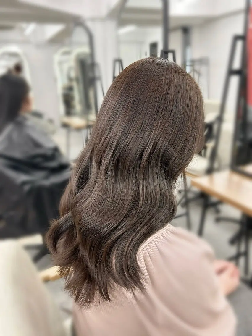 ロング カラー トリートメント ヘアカラー トリートメント HARUKA 🤍のヘアスタイル