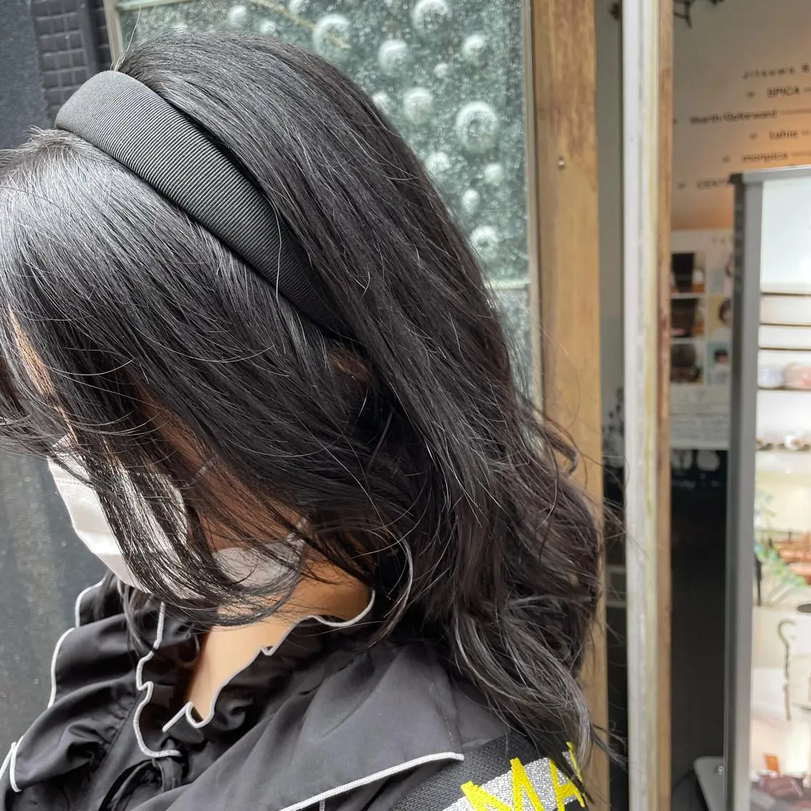セミロング カラー 北川 智海のヘアスタイル