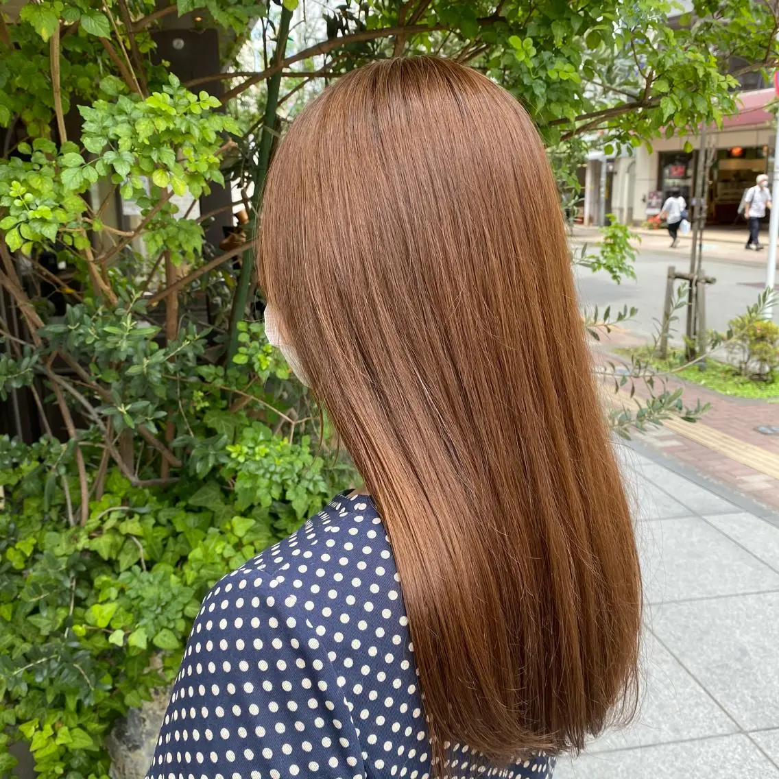 ロング カラー 酸スト/フェザー パーマ/三谷海斗のヘアスタイル