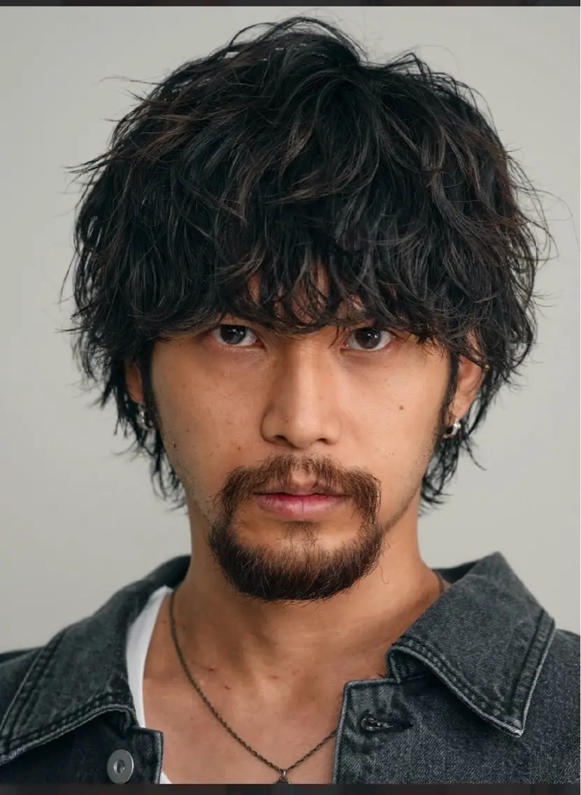 パーマ メンズ カット パーマ fifth天神 パーマ特化/石橋航海のヘアスタイル