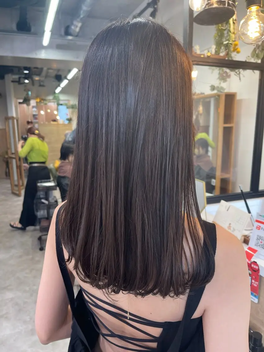ロング カラー ブラウンカラー 透明感カラー ヘアカラー うる艶カラー 顔周りカット♡ikuのヘアスタイル