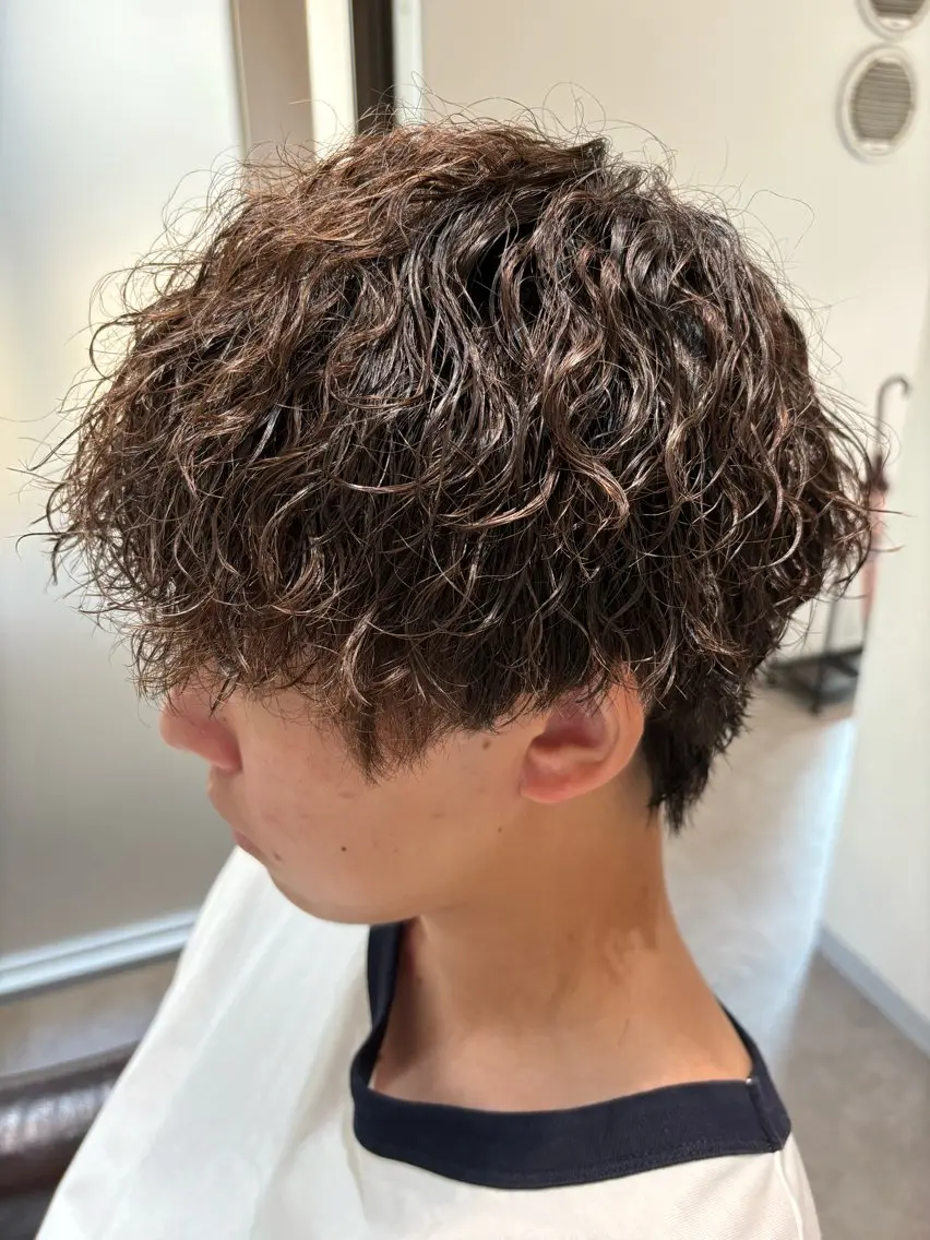 メンズ メンズパーマ カット パーマ メンズ特化✨パーマ Atria横浜コンダのヘアスタイル