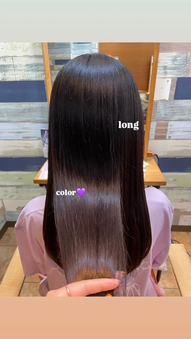 ロング カラー ヘアカラー カラーモデル募集！ 佐々木彩衣🤍🪄のヘアスタイル