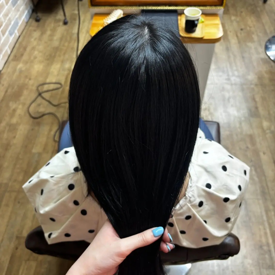 カラー 黒髪 種田菜々🫧/ モデル募集中のヘアスタイル
