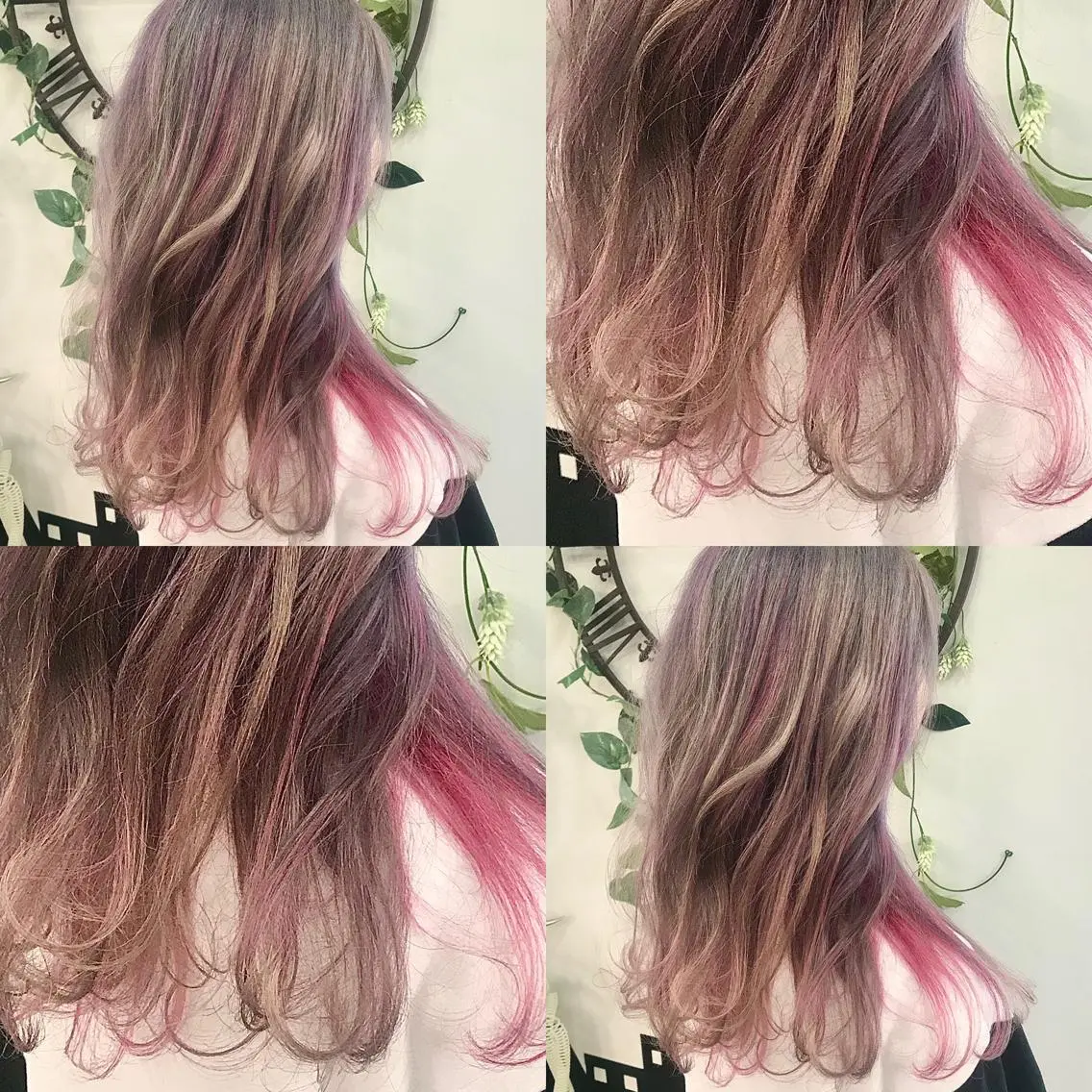 セミロング ハイトーン💫 エクステ💫maiのヘアスタイル