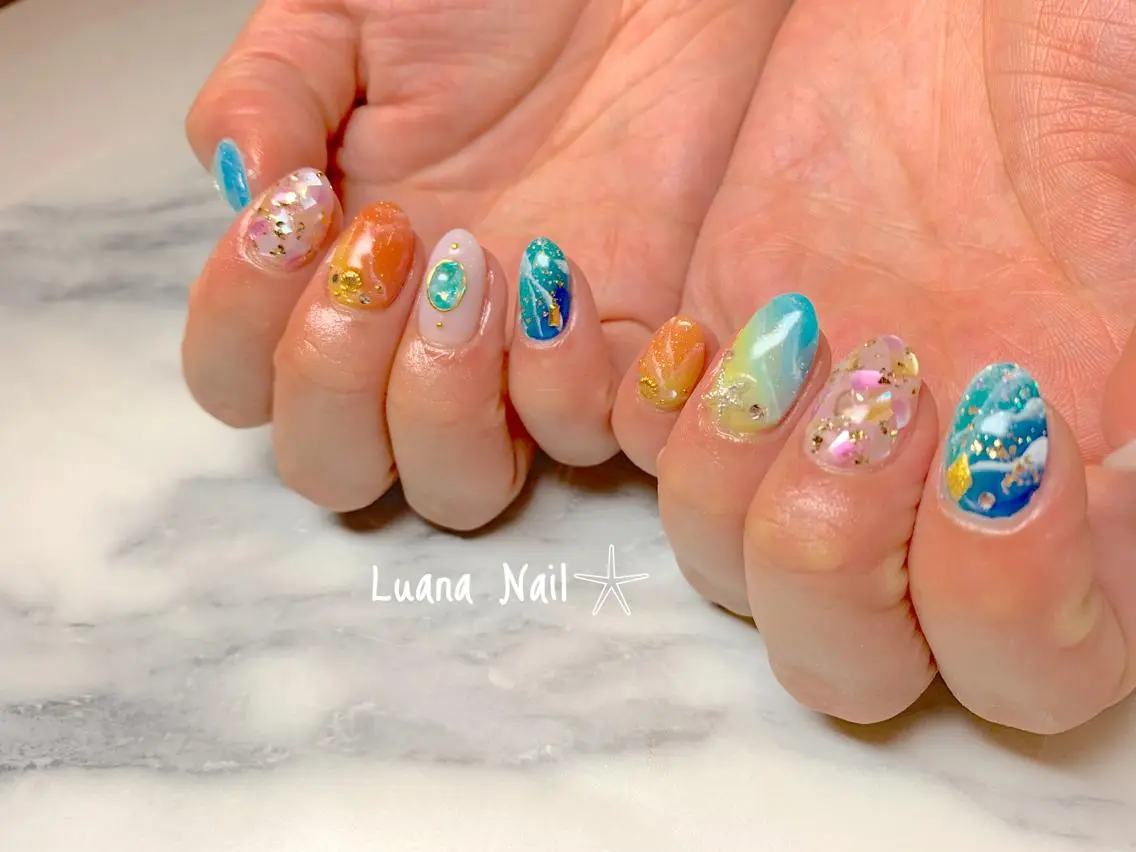 ネイル ハンドネイル BeauJu by Luana Nailのネイルデザイン