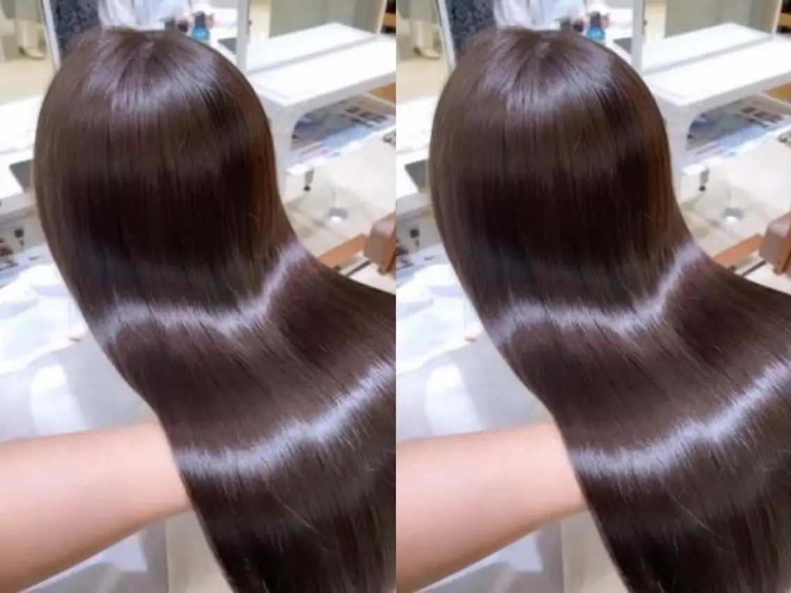 ロング 髪質改善 カット 縮毛矯正 トリートメント 波多野 将貴のヘアスタイル