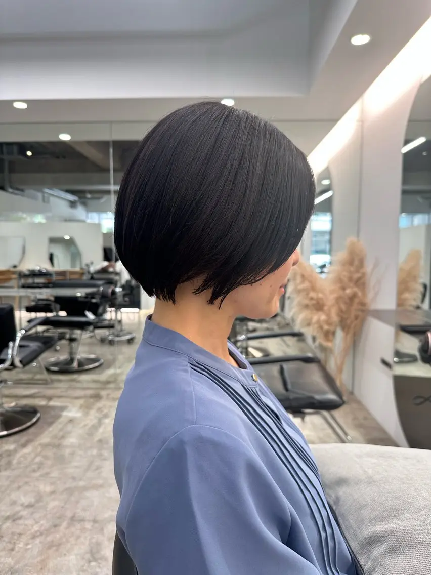 ショート ショートボブ ボブ ショートヘア カット トリートメント あいこ/ハンサムショ ート無料/蔵前🌷のヘアスタイル
