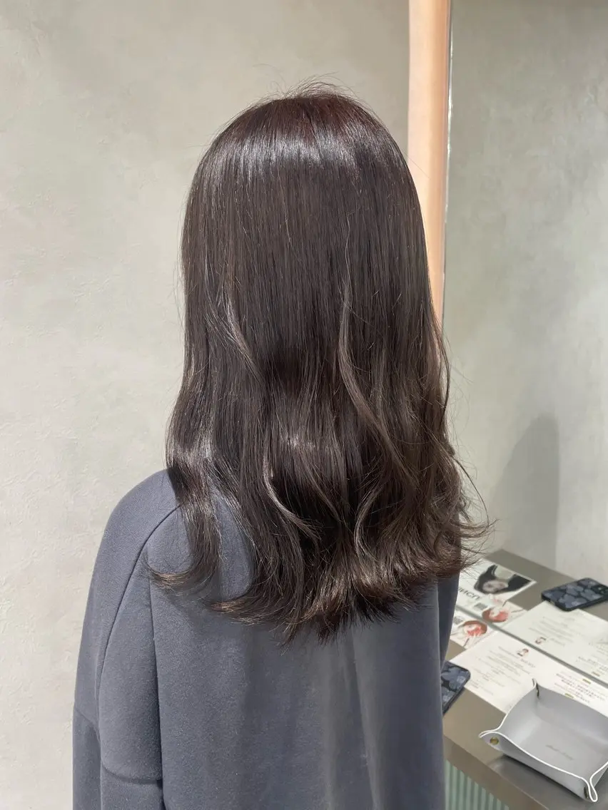 ロング カラー ヘアアレンジ ベージュカラー 似合わせカラー× ウルフカット/ホマレのヘアスタイル