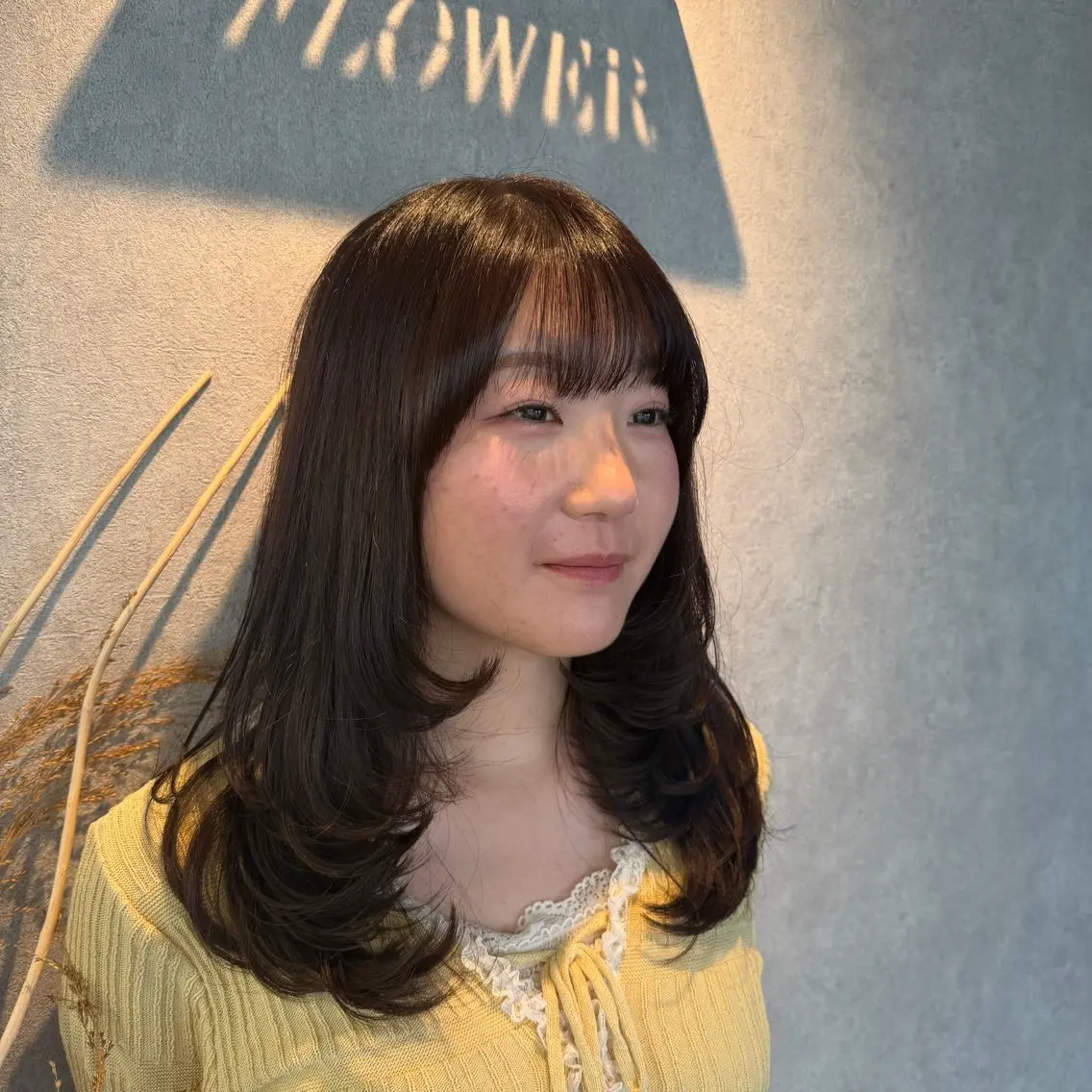 ミディアム カラー カット ’Flower’ Ayakaのヘアスタイル