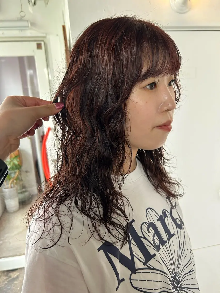 【❣️6/6~6/14限定❣️】カット+ケアパーマ+カラーの写真
