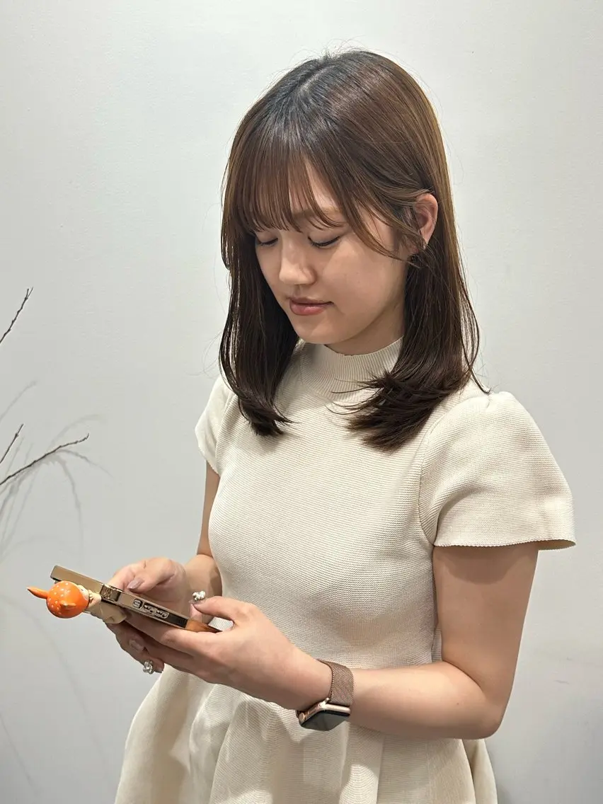 セミロング arte KAORU /カットモデル募集のヘアスタイル