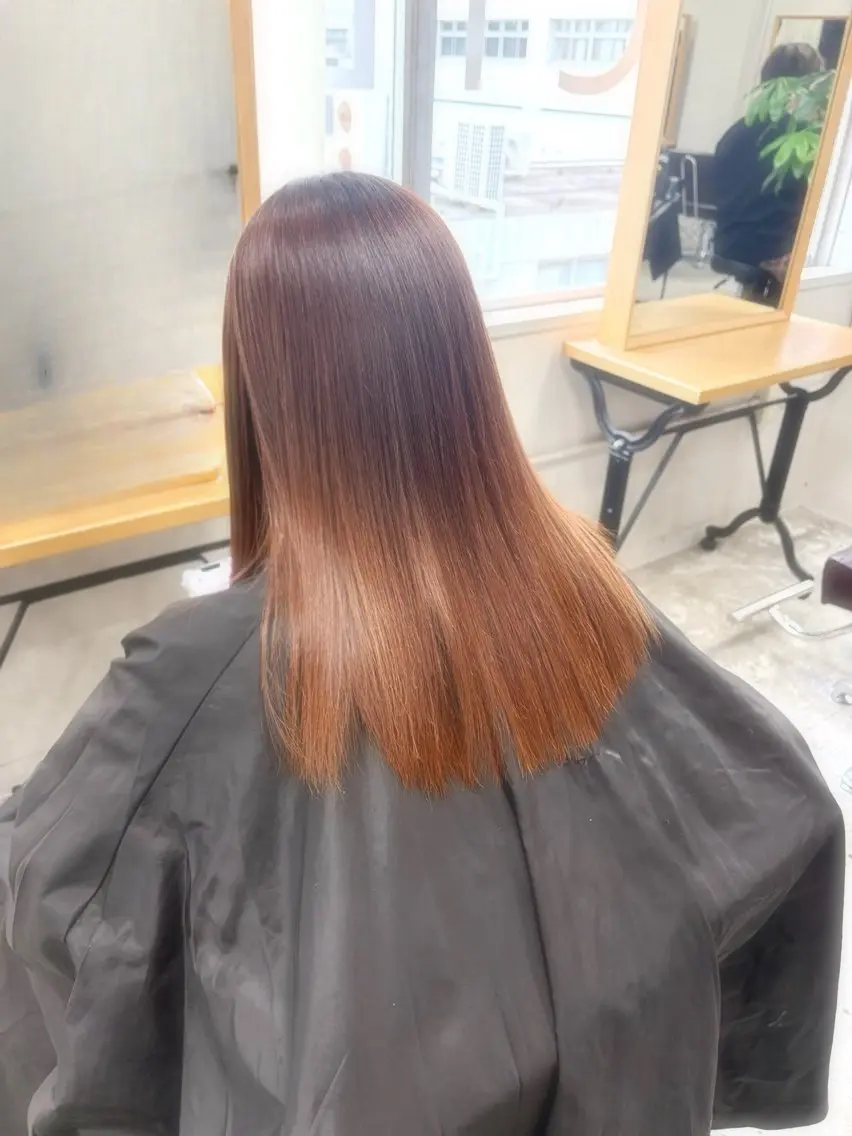 【極上ストレート】🫧カット＋髪質再生バイカルテトリートメント🫧の写真