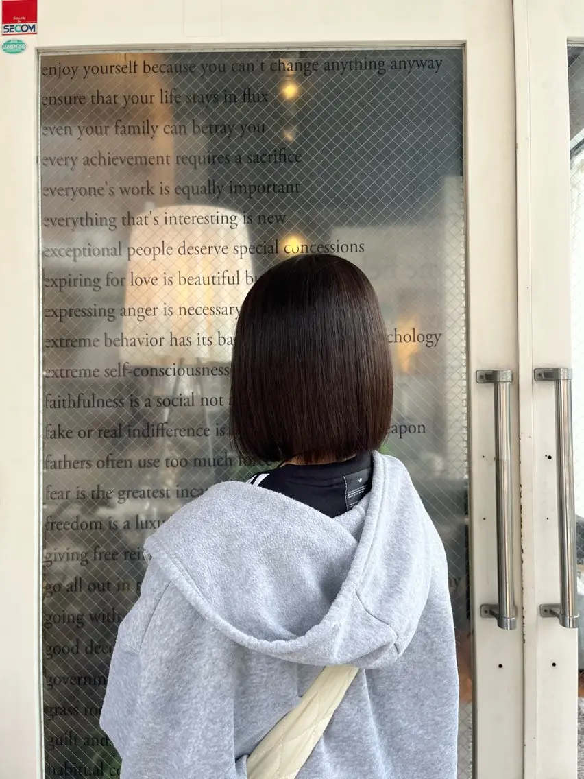 ミディアム カラー ブリーチ 透明感カラー haruka / CosyVelvetのヘアスタイル
