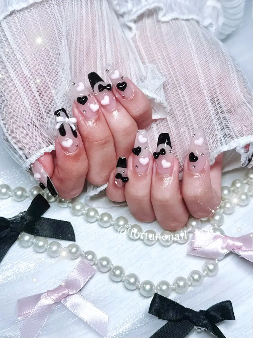 ネイル ハート ハンドネイル 🎀Mai 🎀のネイルデザイン