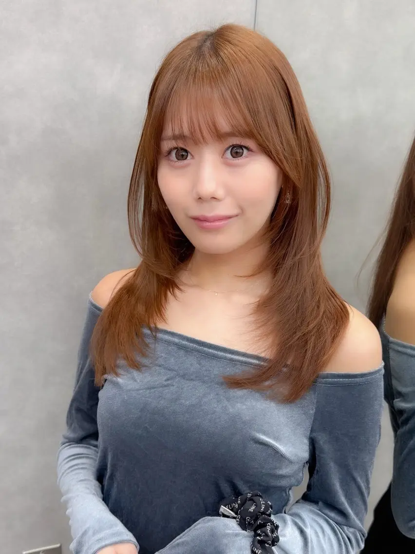 ロング カラー ブリーチ ブリーチなしカラー 髪質改善 韓国風ヘア レイヤーカット 🇰🇷韓国レイヤー 錦糸町【北山謙三】のヘアスタイル