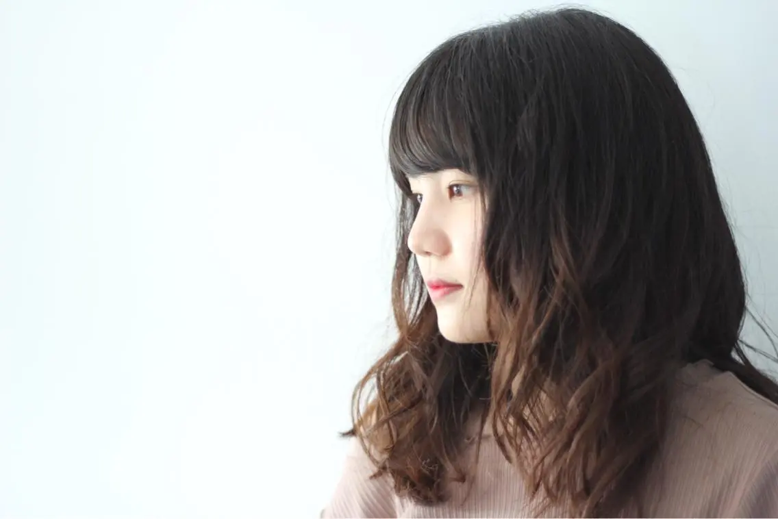 ロング カラー グラデーションカラー 田中 貴大のヘアスタイル
