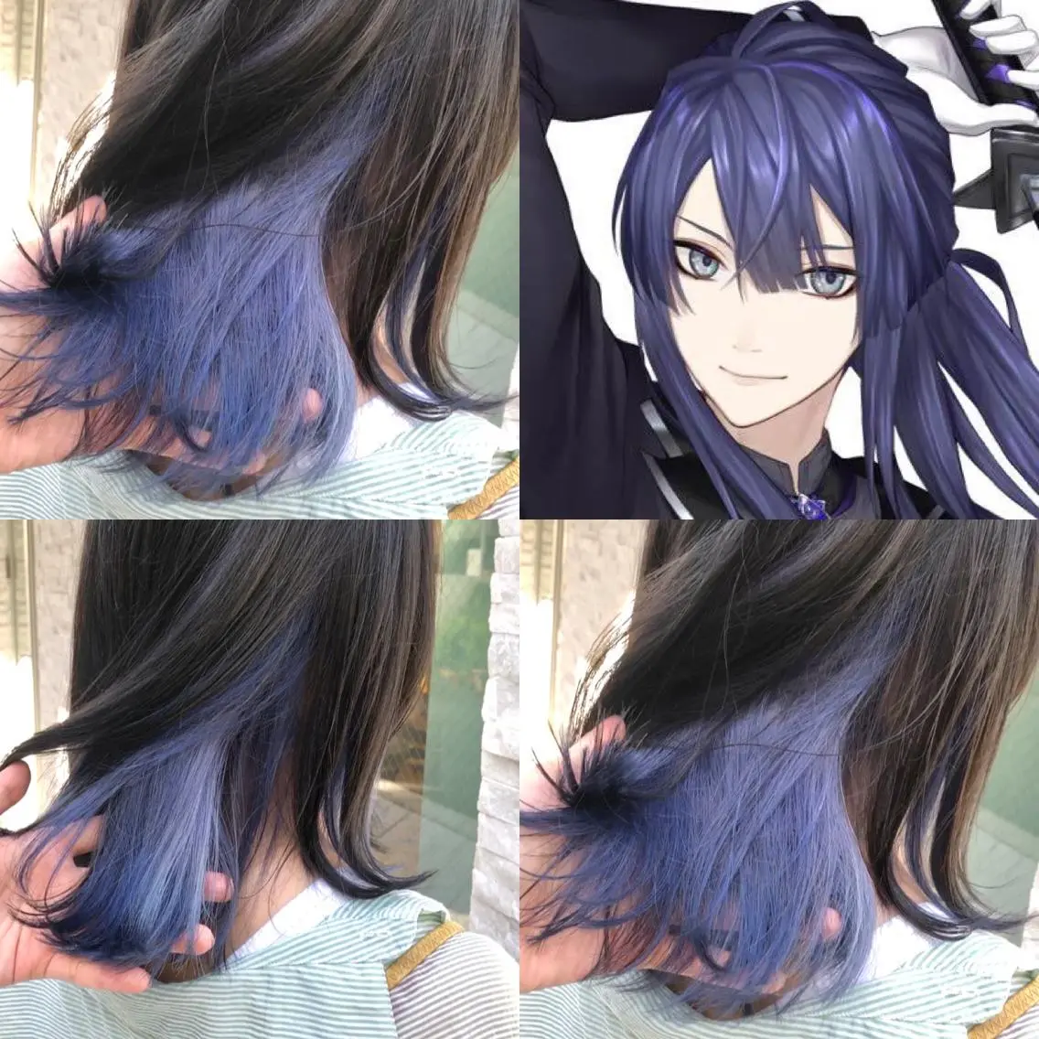 ミディアム カラー 推しカラー✨ オタク美容師ユウカのヘアスタイル