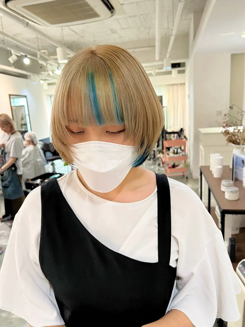 [🌈2月5名限定🌈]ケアブリーチ＋ハイトーンカラー＋高濃度CMCトリートメント付きの写真