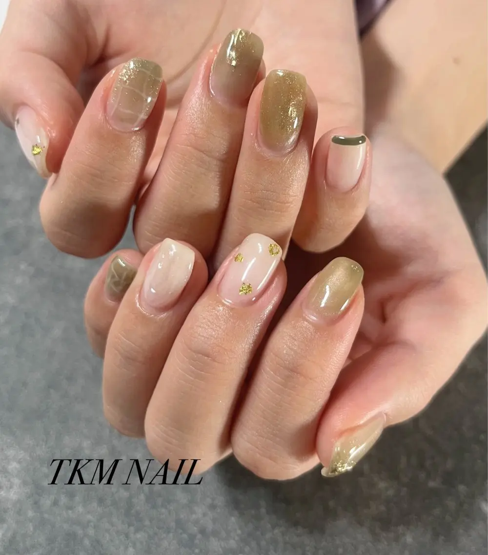 ネイル ニュアンスネイル シンプルネイル 春ネイル ハンドネイル フットネイル ______ TKM  NAILのネイルデザイン