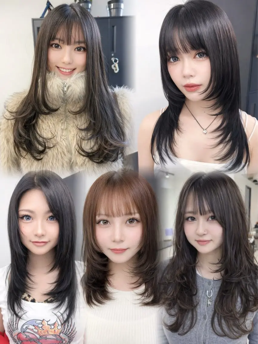 ロング カット ヘアカラー トリートメント 🍀お悩み改善憧れの 美髪　小林風雅のヘアスタイル