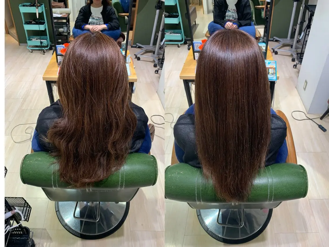 ロング パラッチ MIKAのヘアスタイル