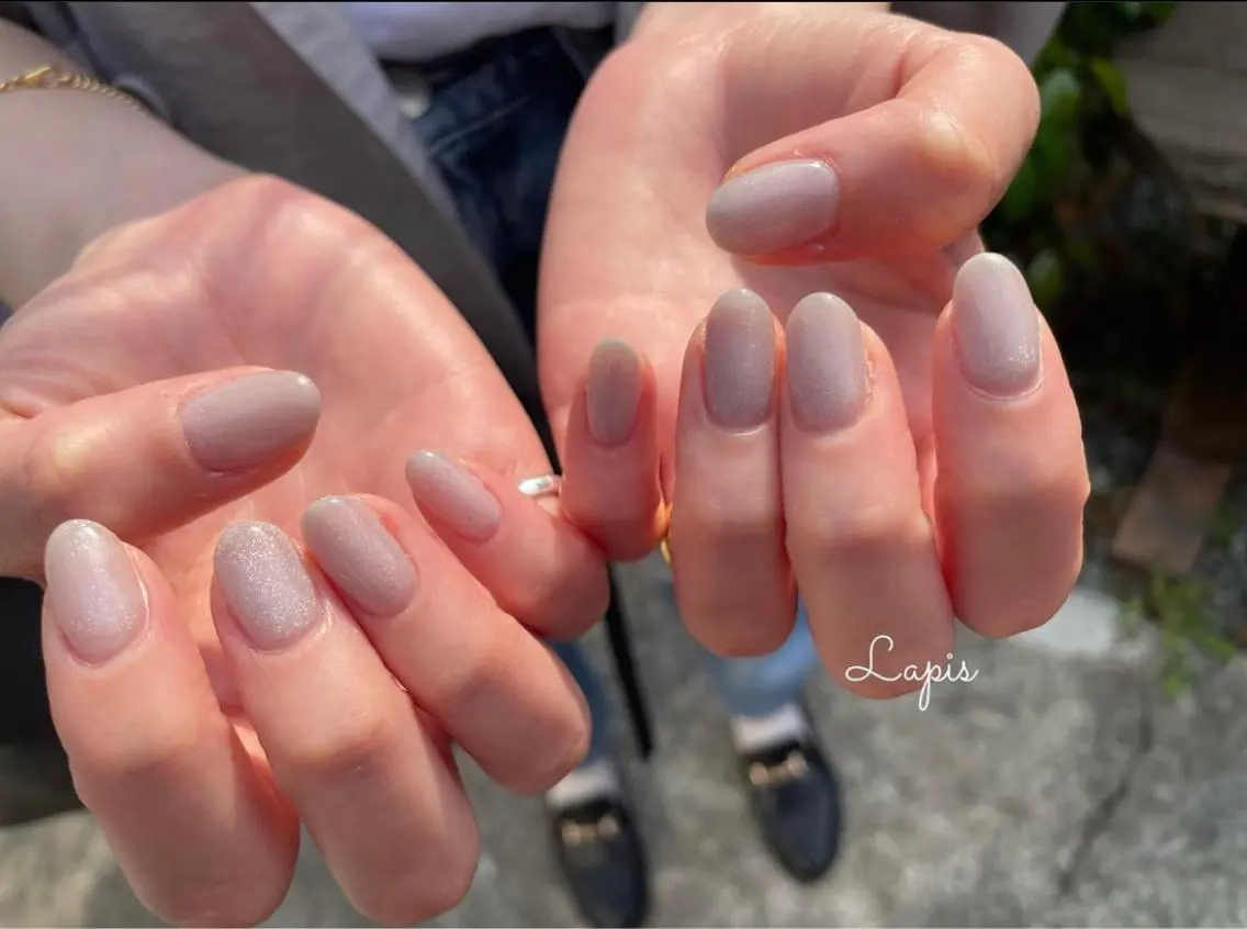 ネイル マグネットネイル ハンドネイル Lapis *のネイルデザイン