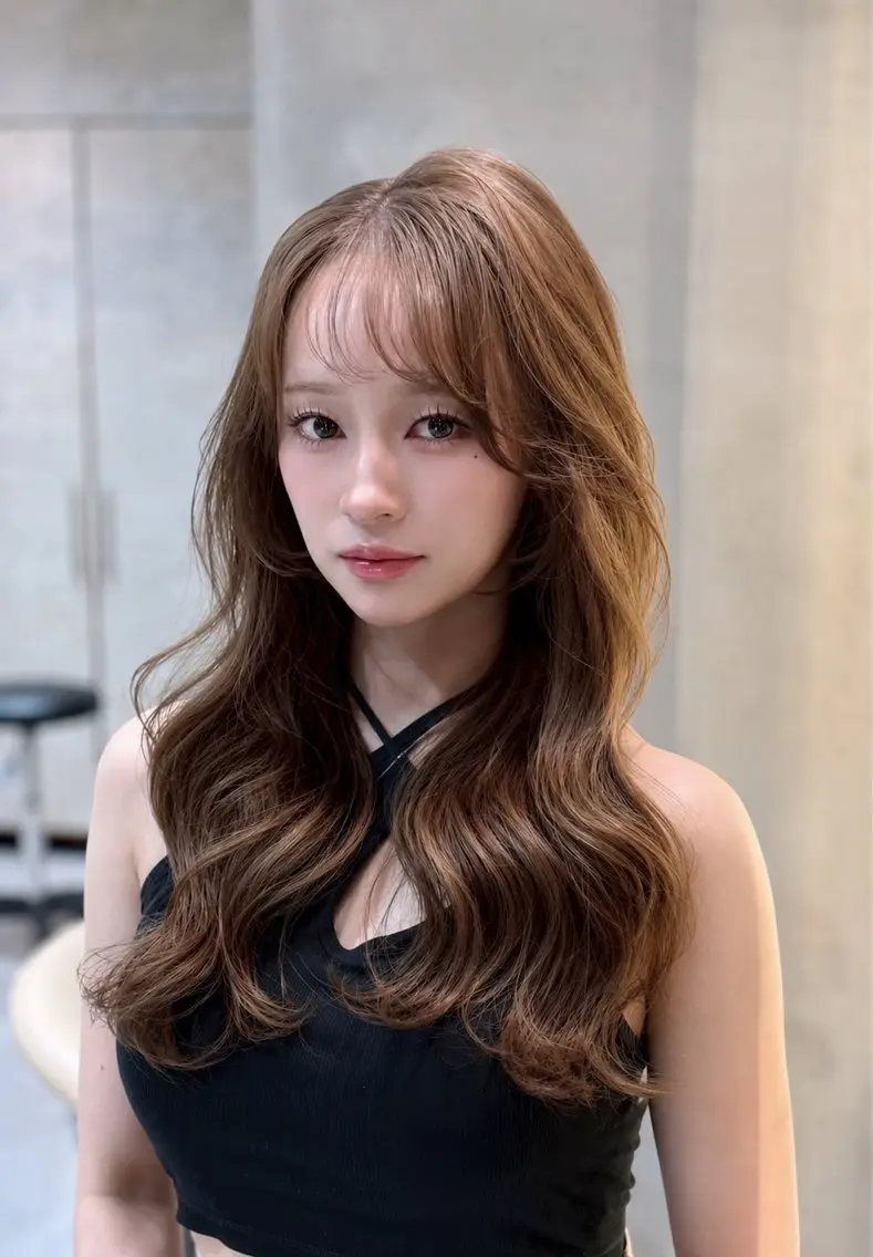 ロング カット ヘアカラー トリートメント 🌈レイヤーカット/ /吉田悟志🌈のヘアスタイル