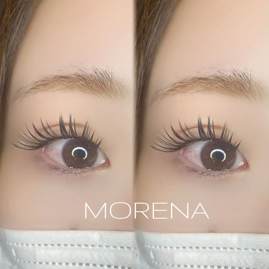 マツエク・マツパ Cカール Jカール 小顔eyelash MORENAのマツエク・マツパデザイン