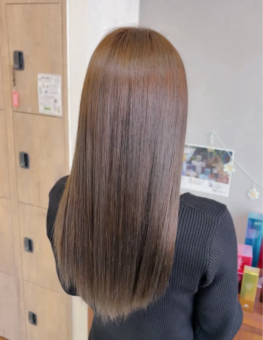 ロング カット ヘアカラー トリートメント ☁️横山 翔🫧のヘアスタイル