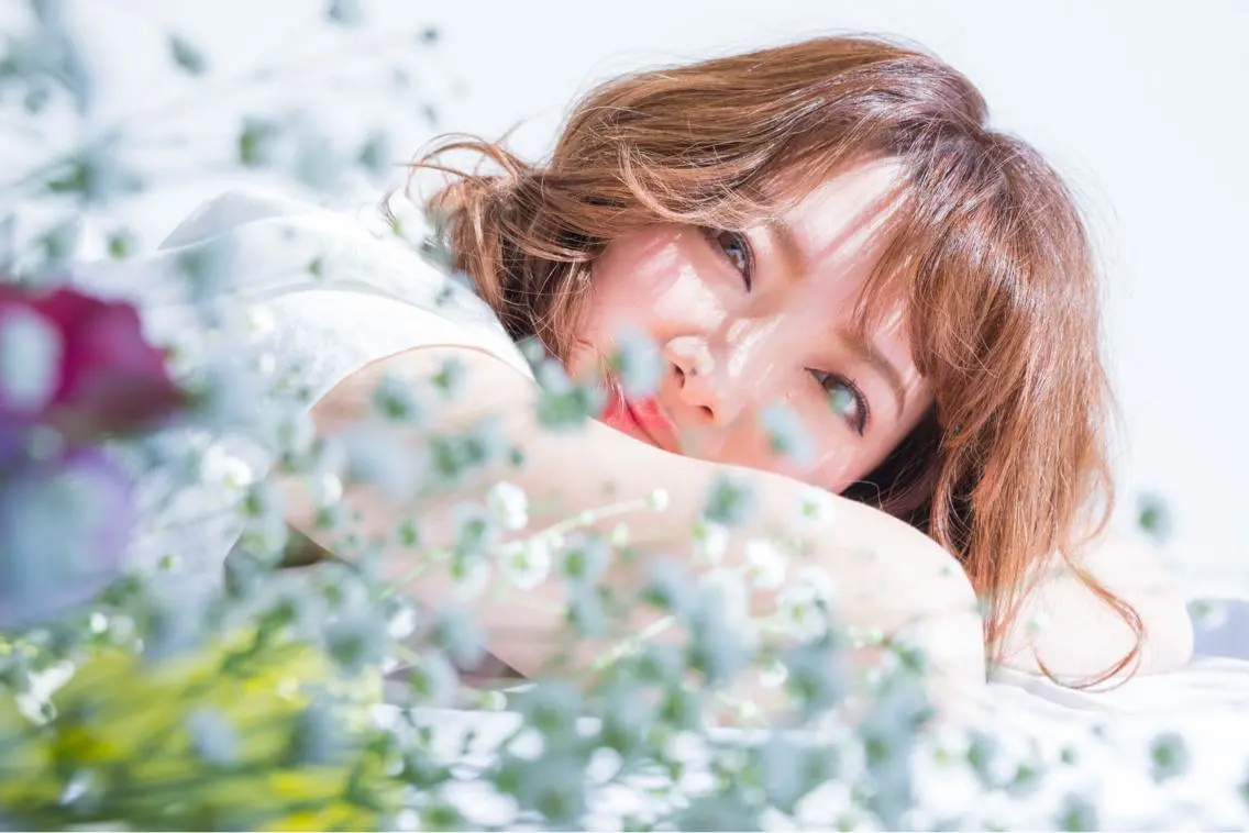 ミディアム カラー ヘアアレンジ 小野 和摩のヘアスタイル