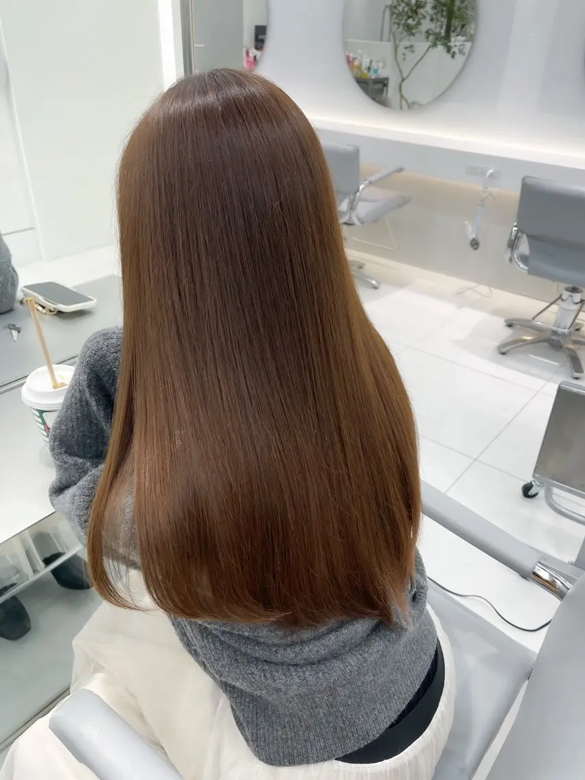 ロング 髪質改善 トリートメント ヘアカラー トリートメント トリートメント /カラー/NAOKIのヘアスタイル