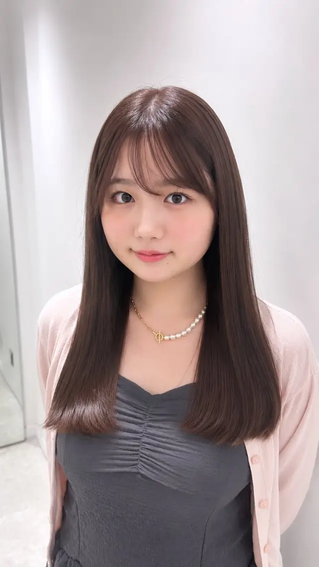 🎀 one color 透明感たっぷりな艶カラー🫧の写真
