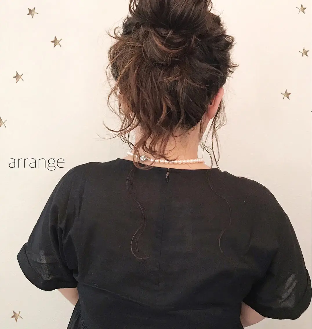 セミロング ヘアアレンジ 市川 千夏のヘアスタイル