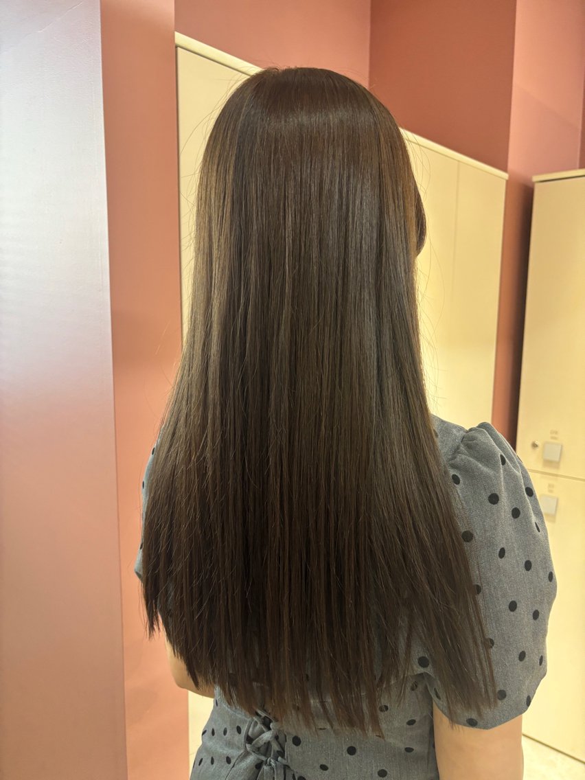 ロング カラー 久保 旬のヘアスタイル