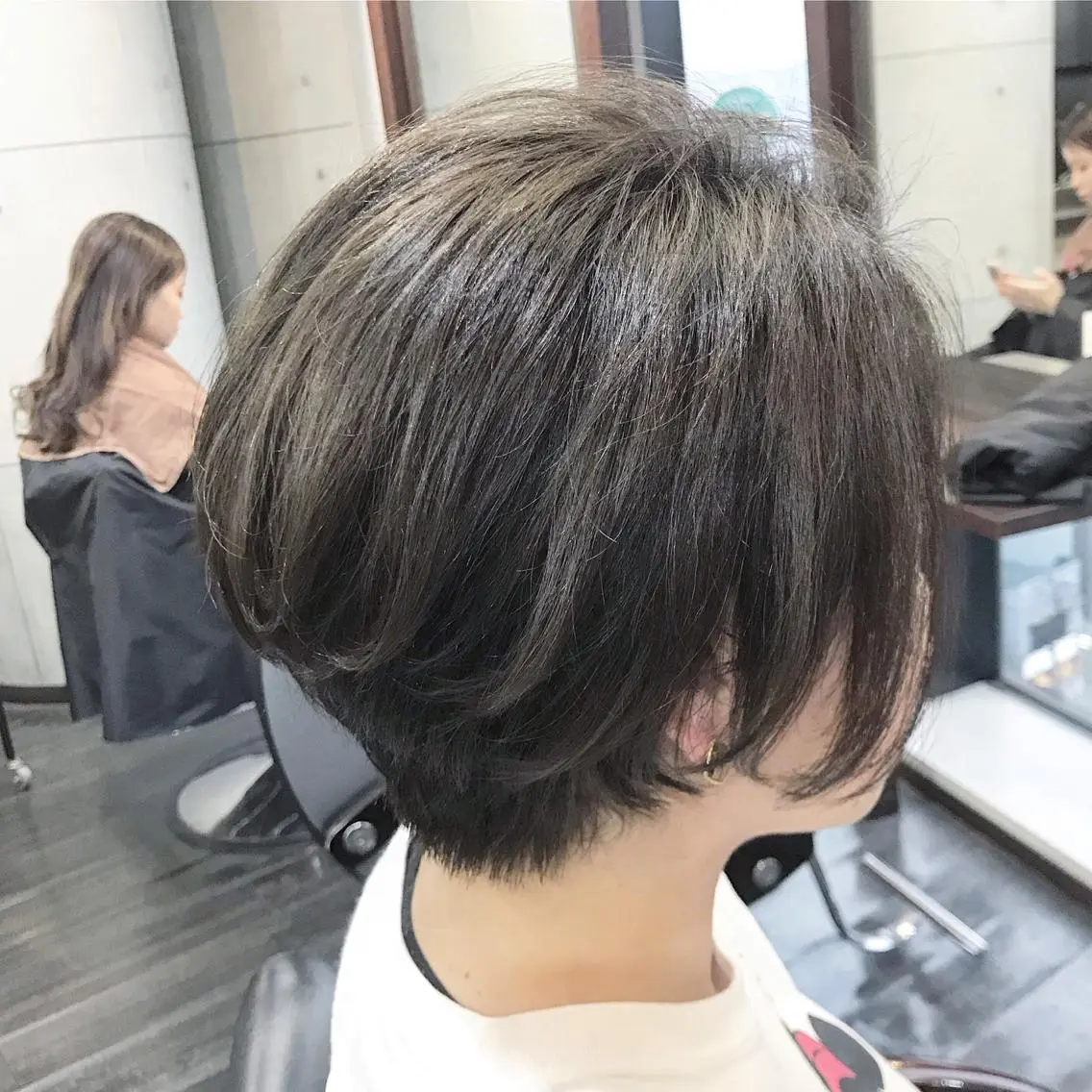 ショート カラー ヘアカラー トリートメント ＊横浜駅＊ 金子 誠也のヘアスタイル