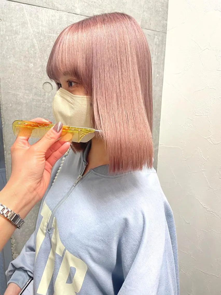 【ブリーチが初めての方❣️】🌿🫧ブリーチ➕透明感color➕高保湿トリートメント🫧🌿の写真