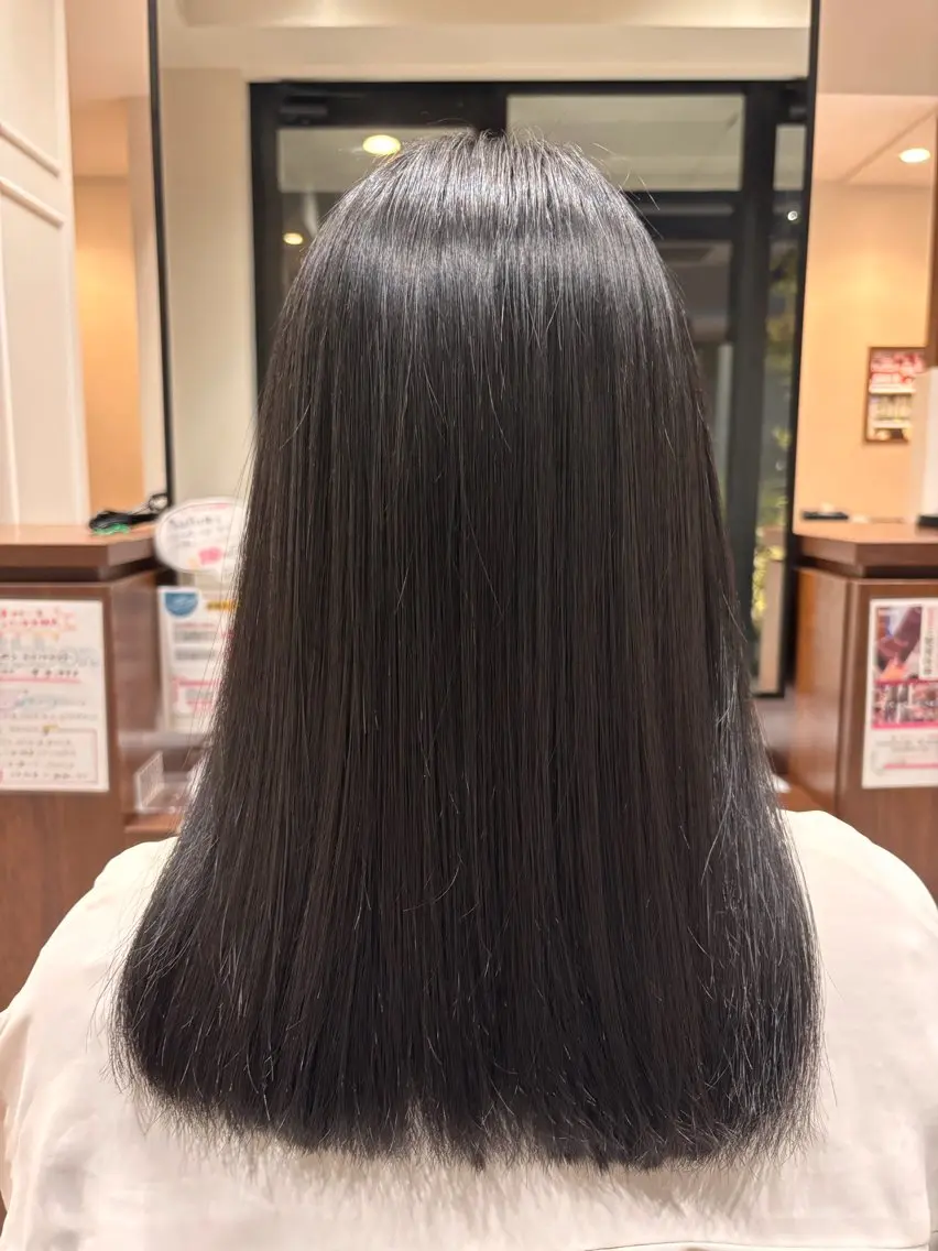 ロング 縮毛矯正 🫧ナチュラル矯正 /カラー🫧あやりのヘアスタイル