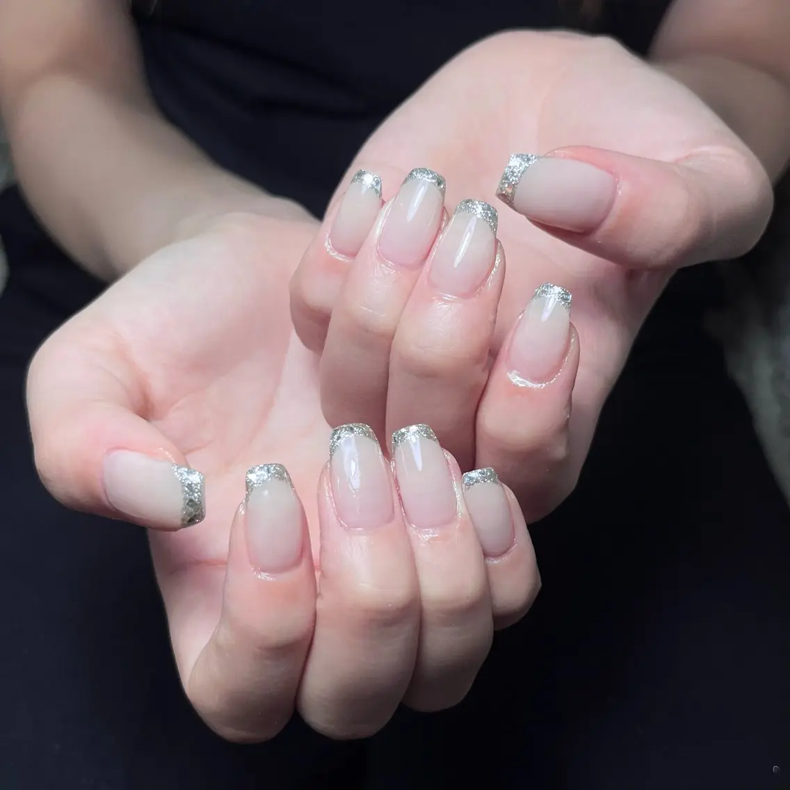 【HAND|フレンチネイル👒🍋🟩|off込み】カラー変更OK◎の写真
