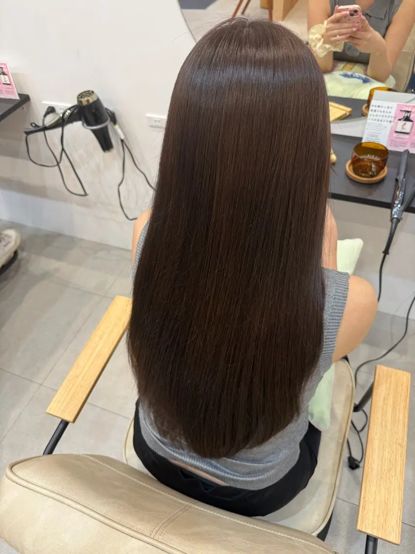 ロング ヘアカラー AYANO/ カラー🍭縮毛🌧️のヘアスタイル