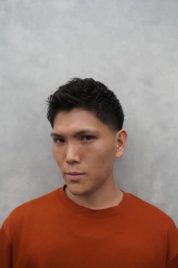 ショート パーマ メンズ特化 石田はるむのヘアスタイル