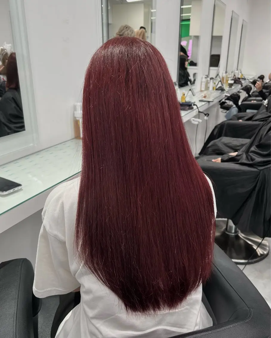 ロング カラー うる艶韓国スタイル 🤍りんのヘアスタイル