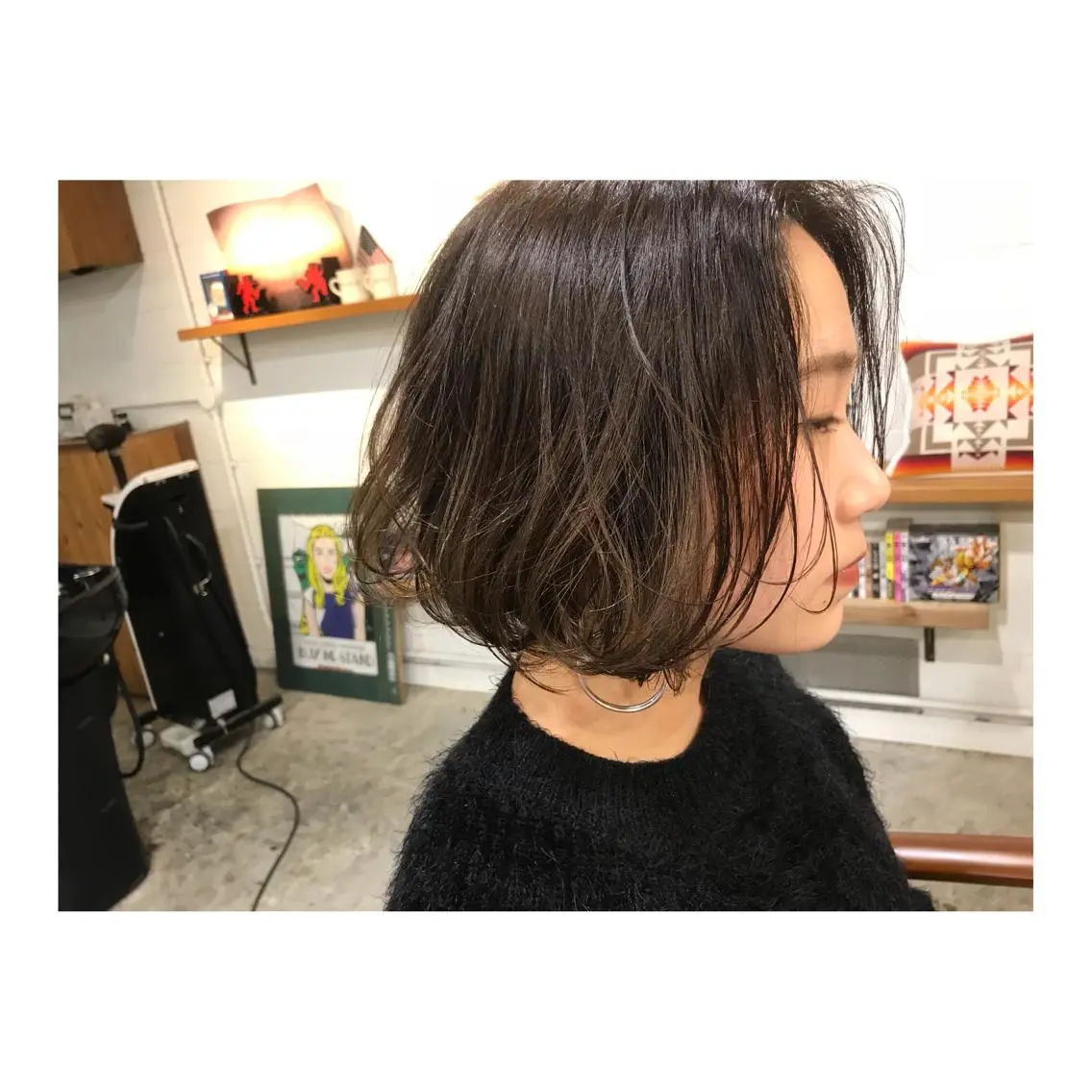 ショート カラー アッシュ グラデーションカラー ハイライトカラー ボブ ハイライト 竹嶌 健吾のヘアスタイル