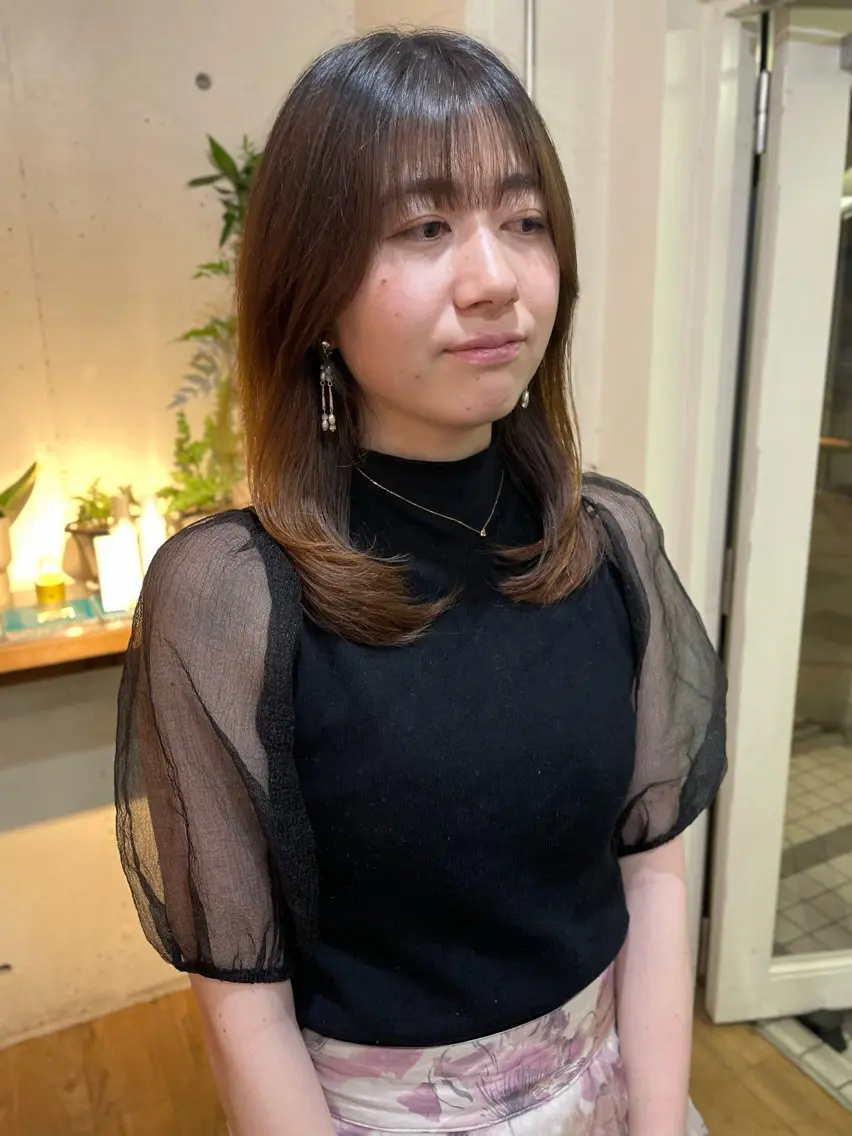 ロング YUKI 新宿カット パーマ/カラーのヘアスタイル