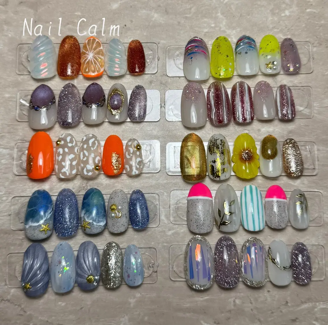 ネイル アートネイル ハンドネイル プライベートサロン Calmのネイルデザイン