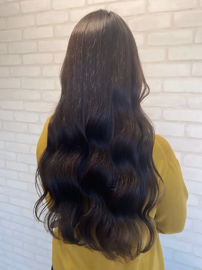 ロング カット ヘアカラー トリートメント THETAふじみ野 野宮のヘアスタイル