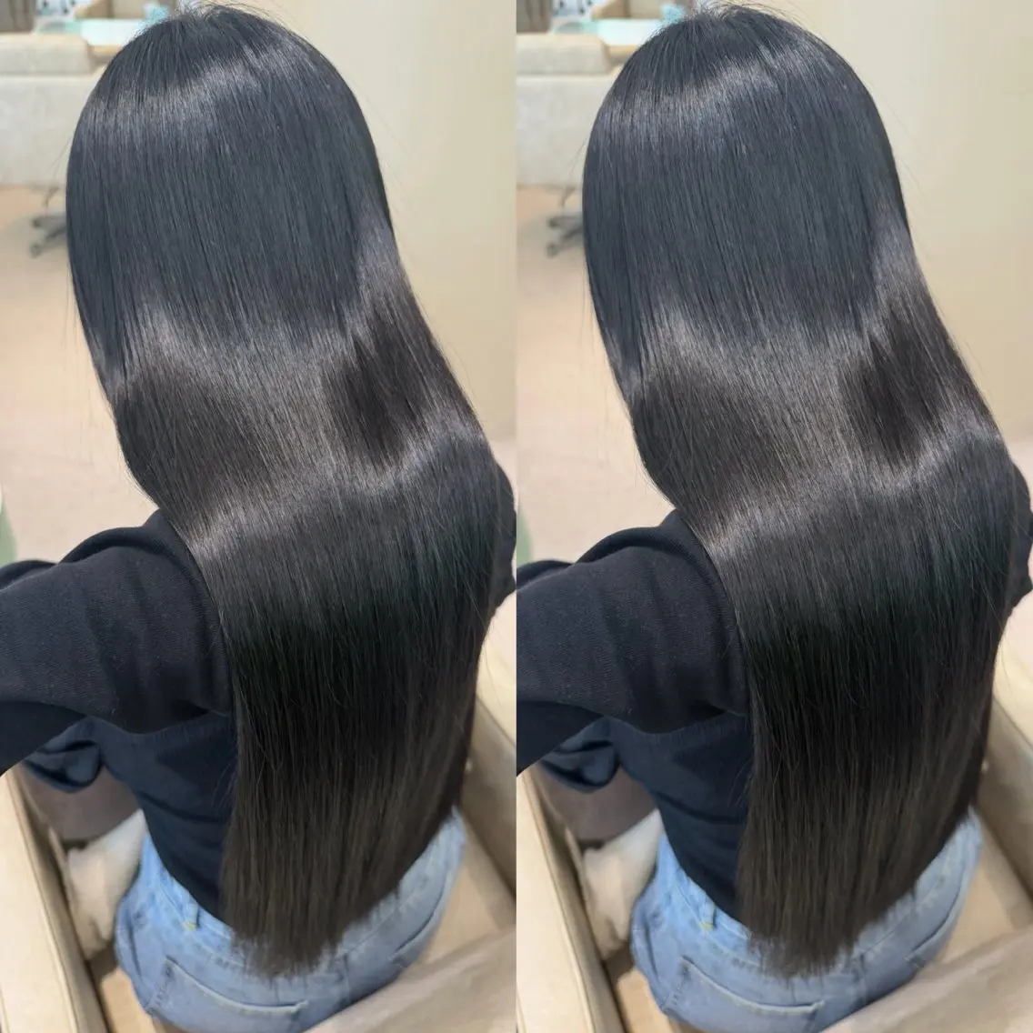 ロング ヘアカラー 縮毛矯正 髪質改善/西宮北口/ 植田梨緒のヘアスタイル