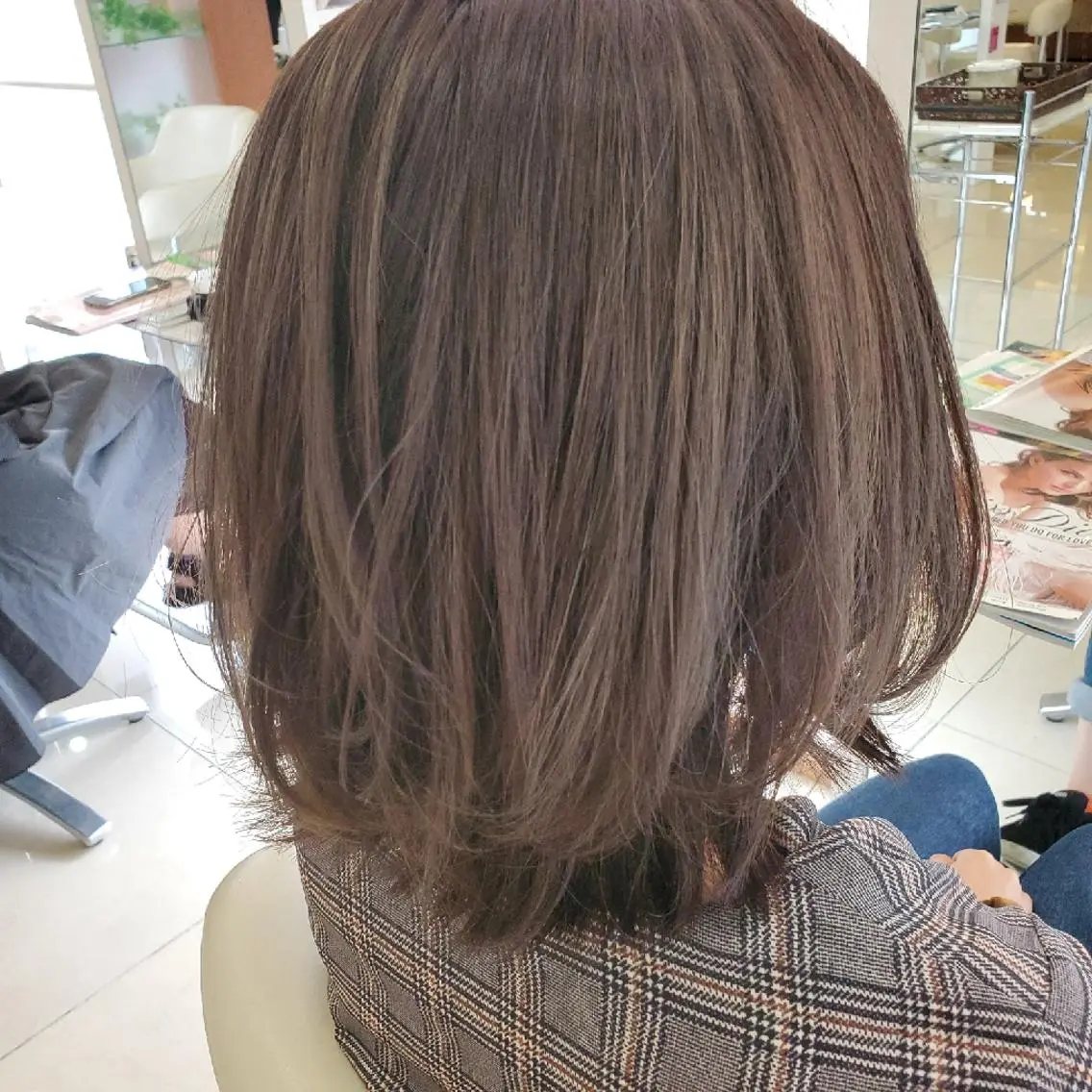 カラー 北野 親善のヘアスタイル
